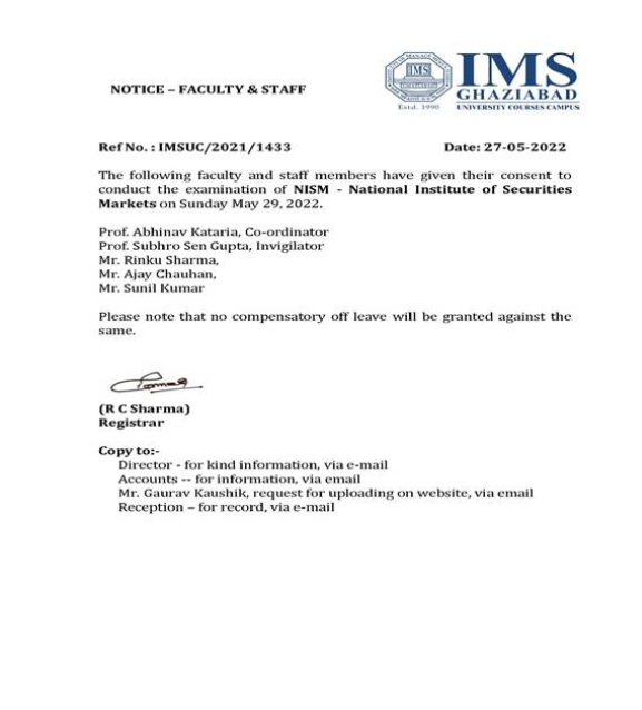 Notice