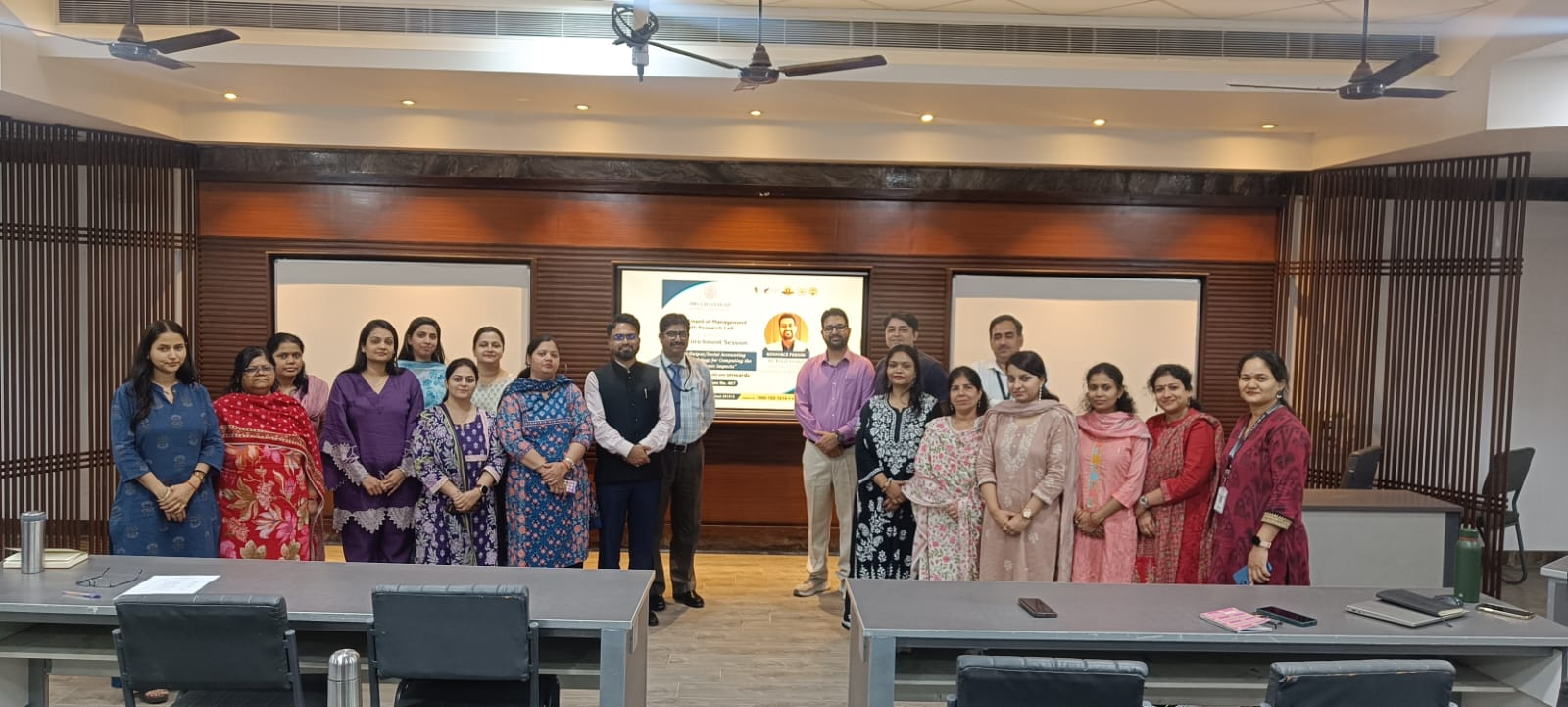Group photograph after the session with all faculty members