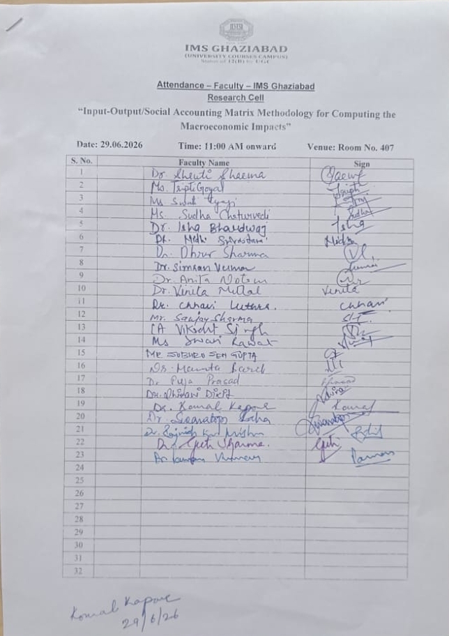 List of Participants